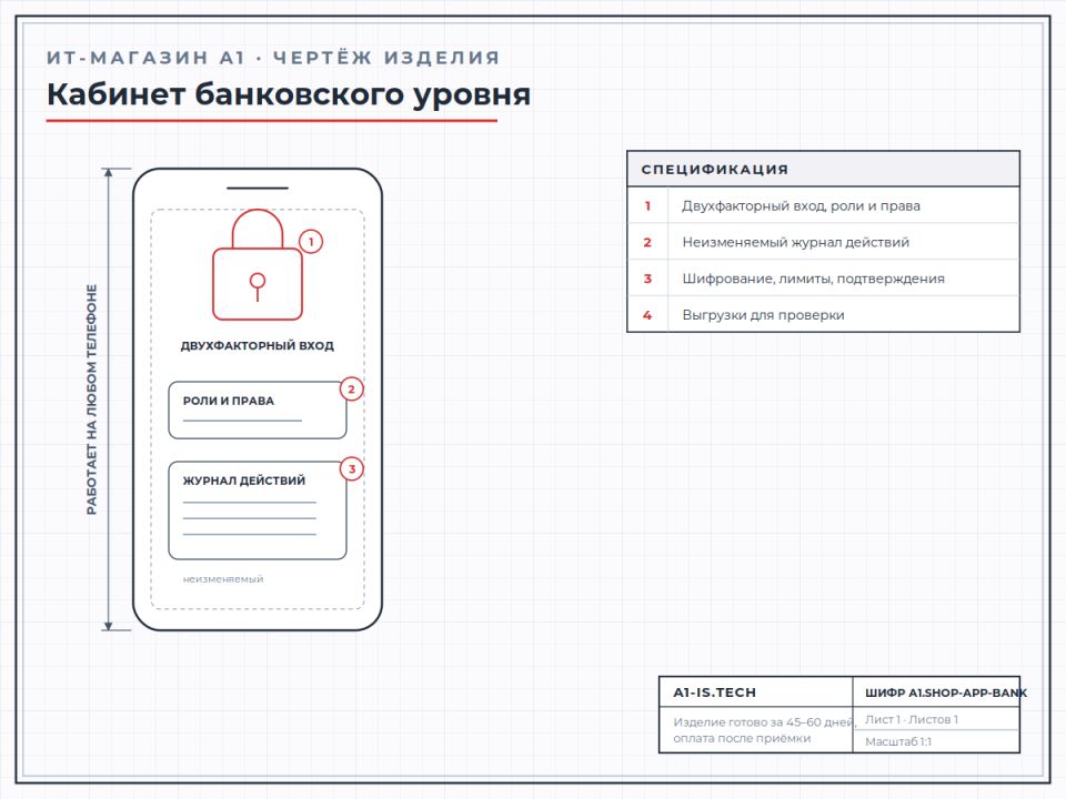 Bank-grade portal